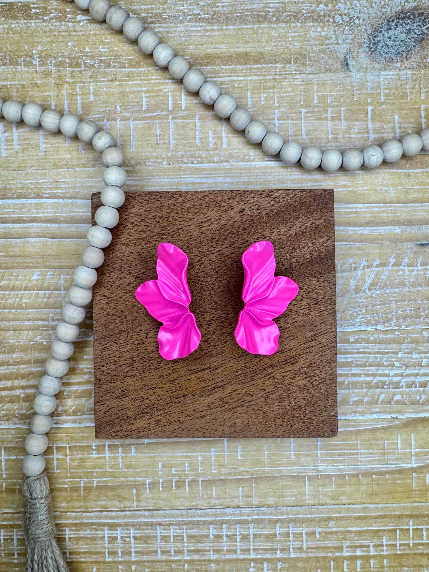Neon Wing Earrings