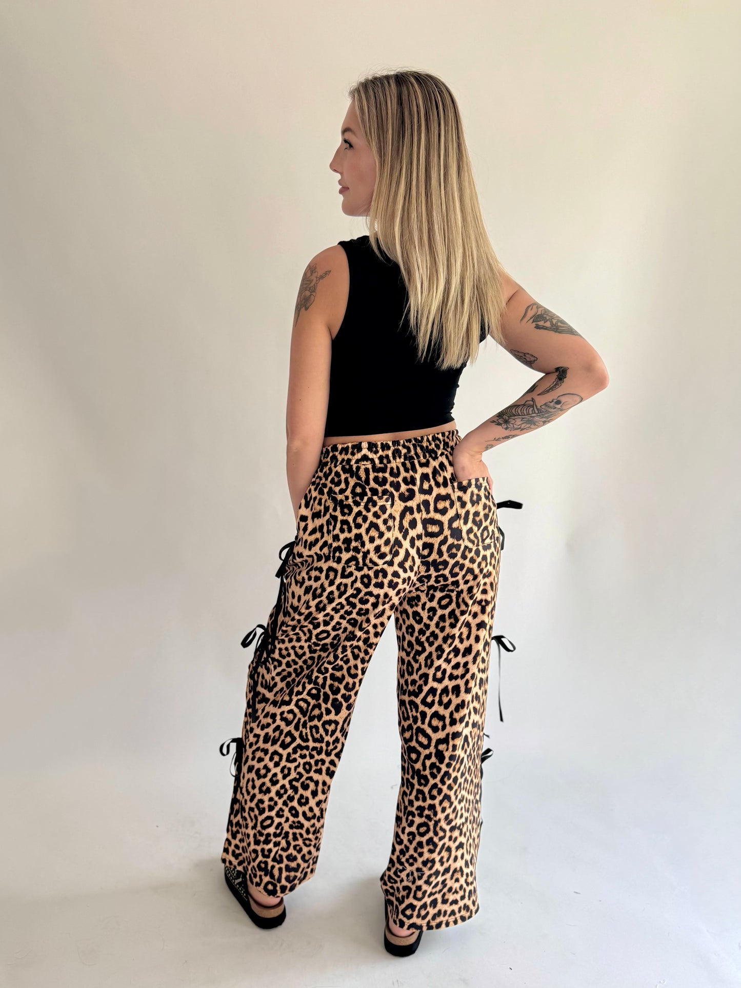 Cheetah Bow Pants