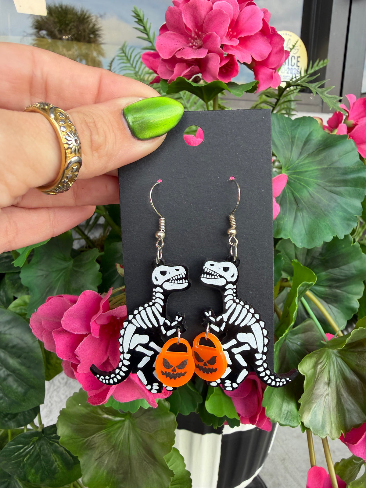 T-rex Earrings