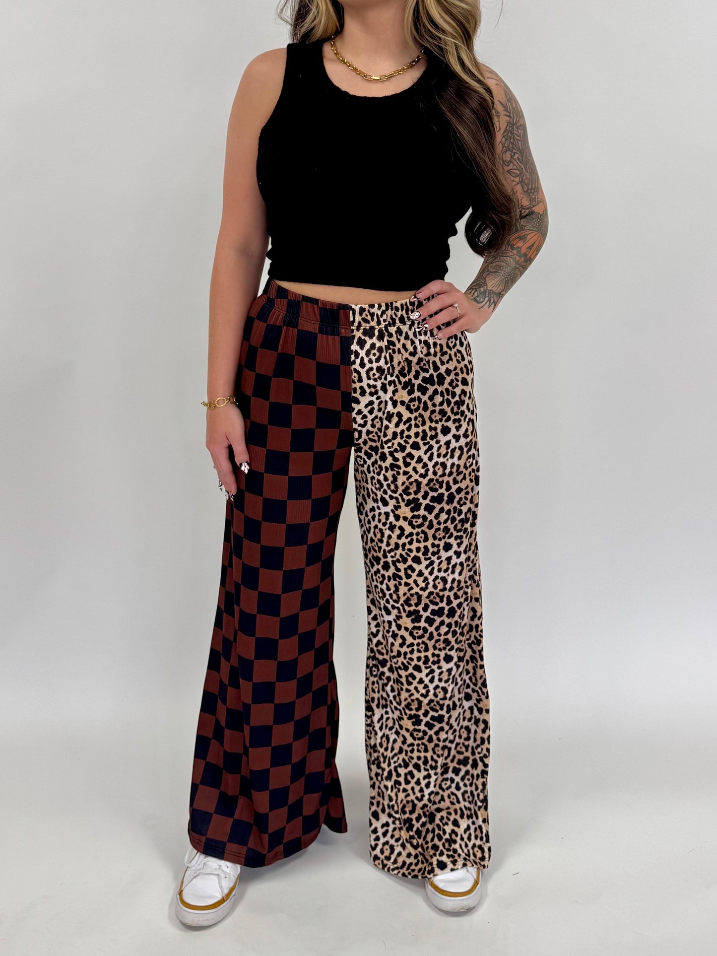 Cheetah Split Pants