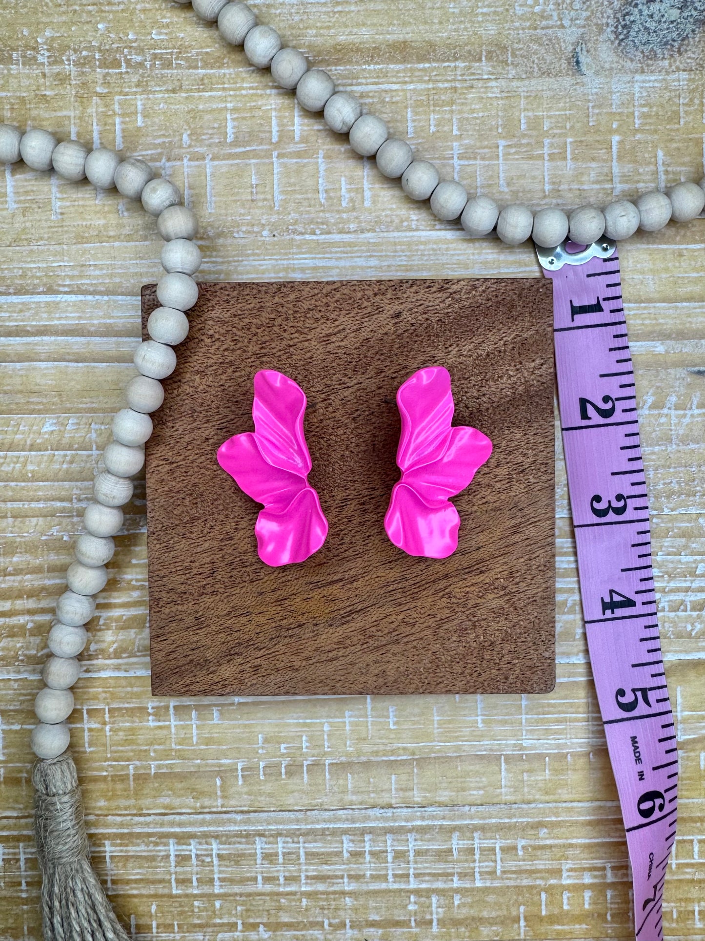 Neon Wing Earrings