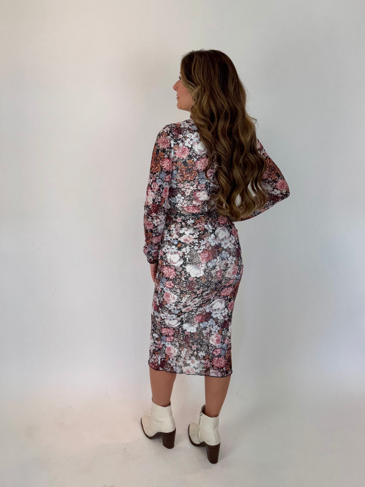 Flirty In Floral Dress