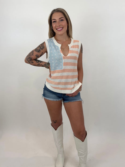 USA Flag Tank