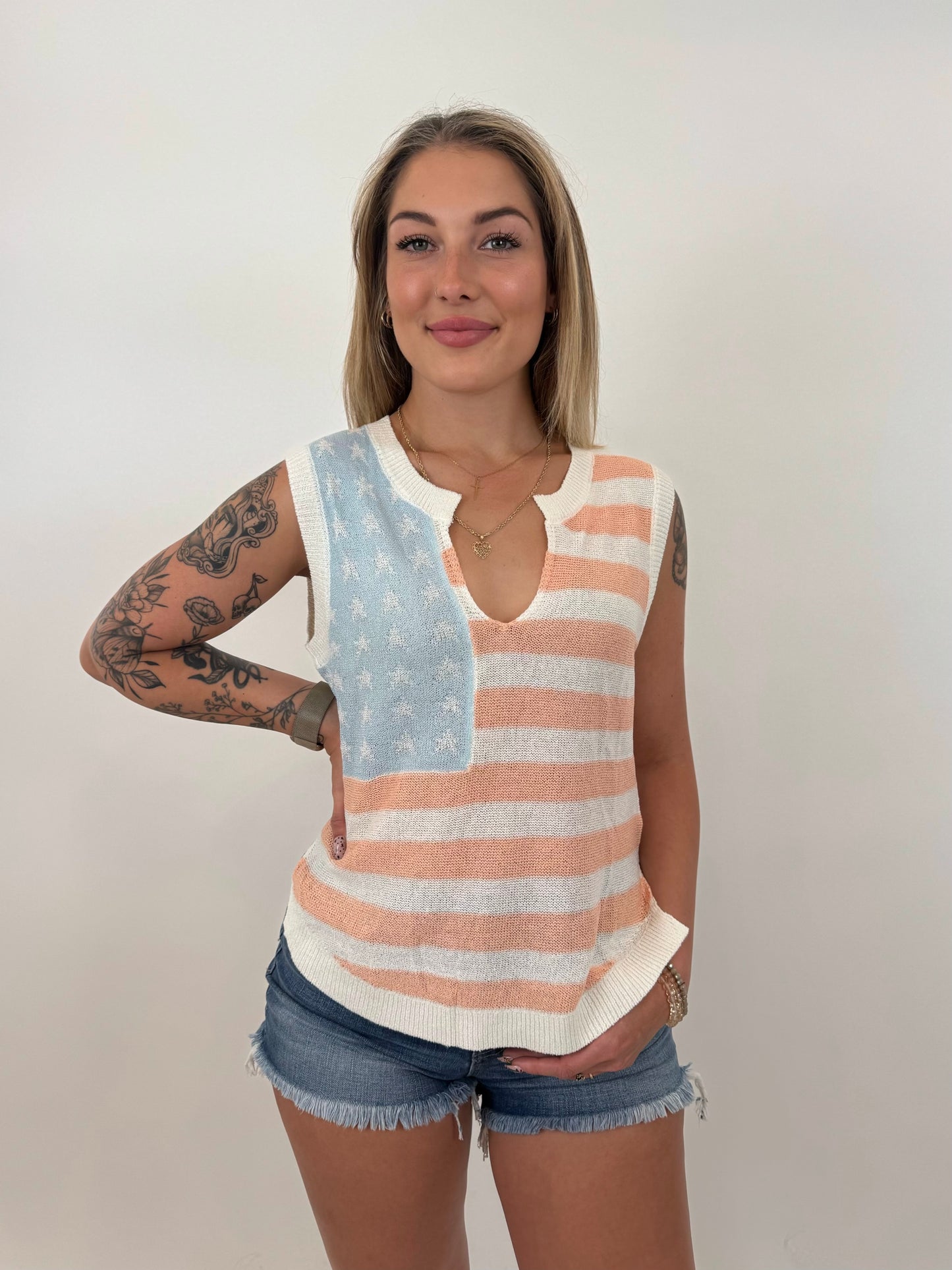 USA Flag Tank