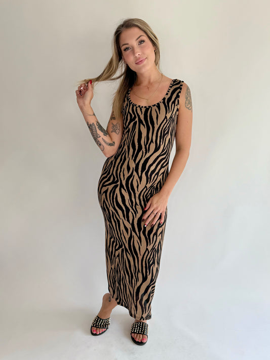 Zebra Bodycon Dress