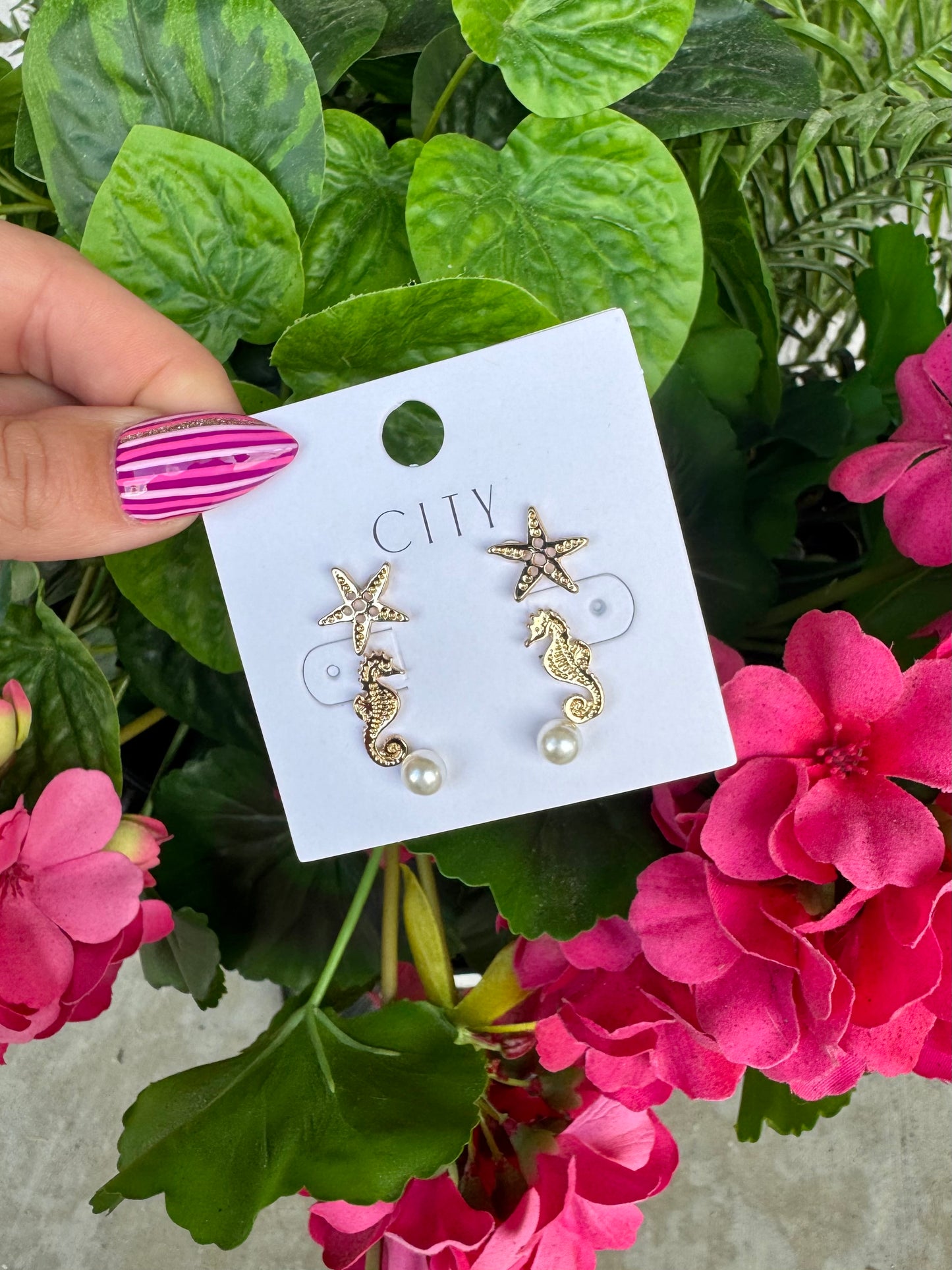 Starfish Stud Set