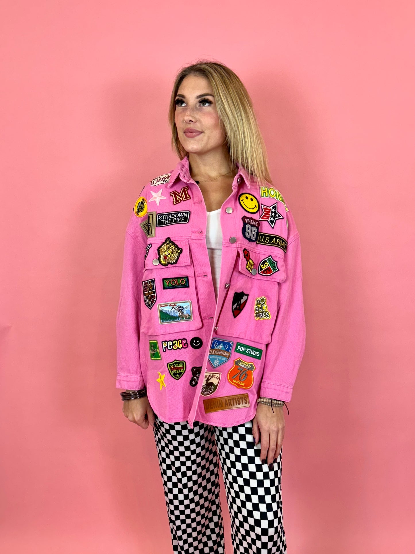 Denim Patch Jacket