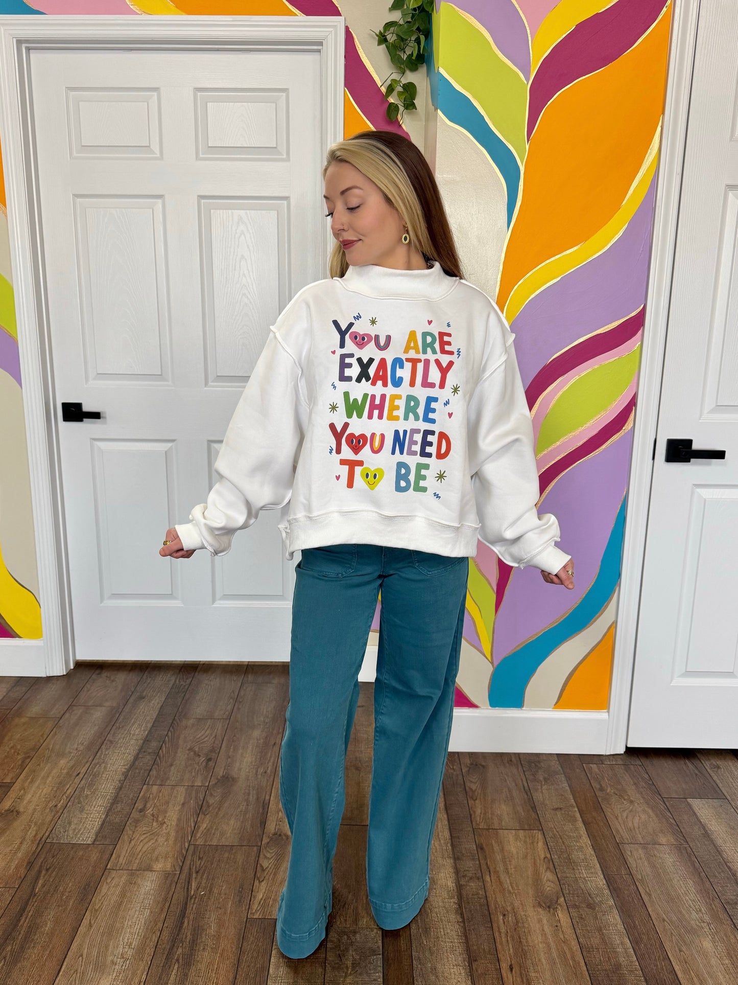 REVERSIBLE 2 in 1 Mock Neck Pullover