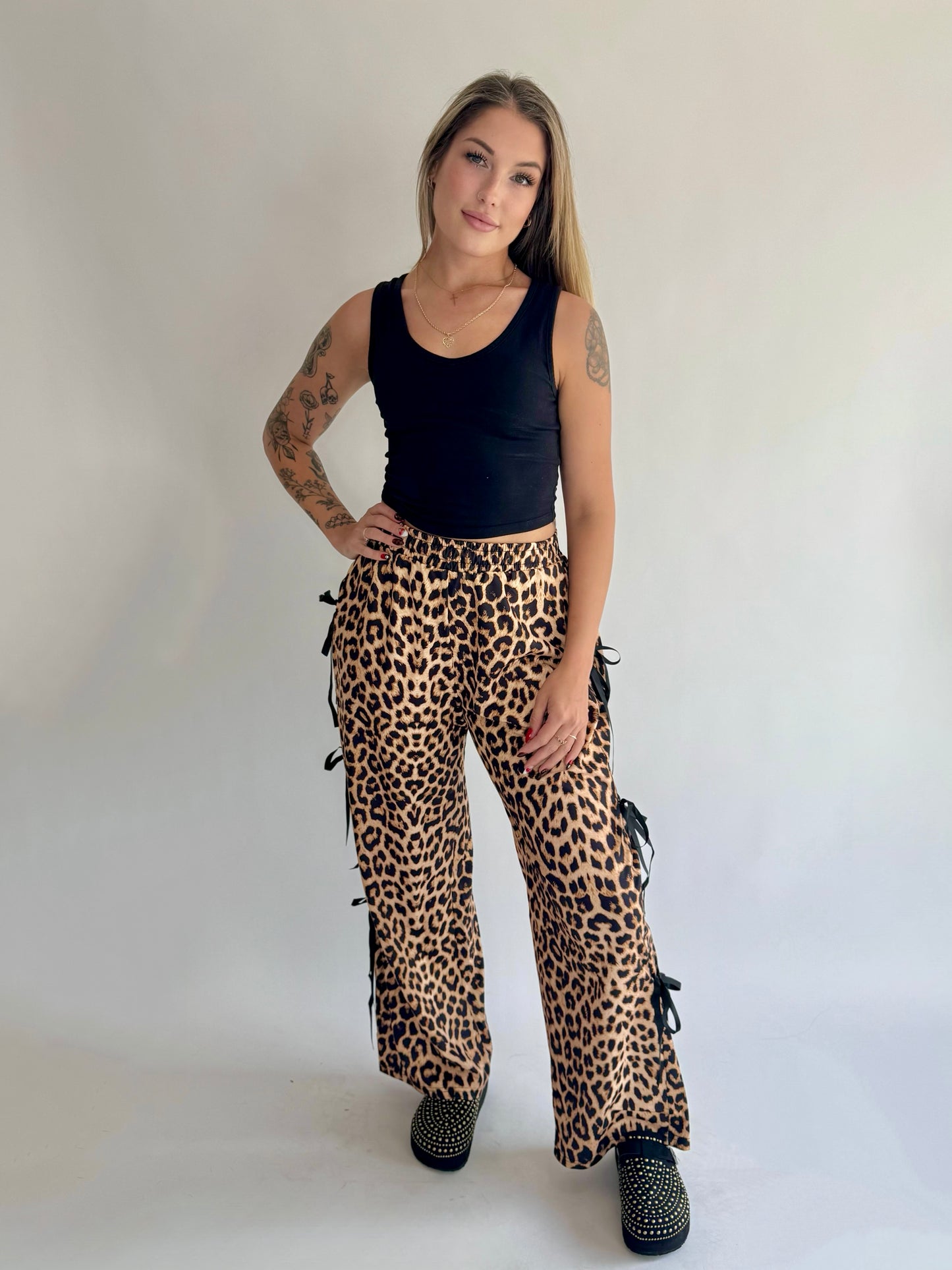 Cheetah Bow Pants