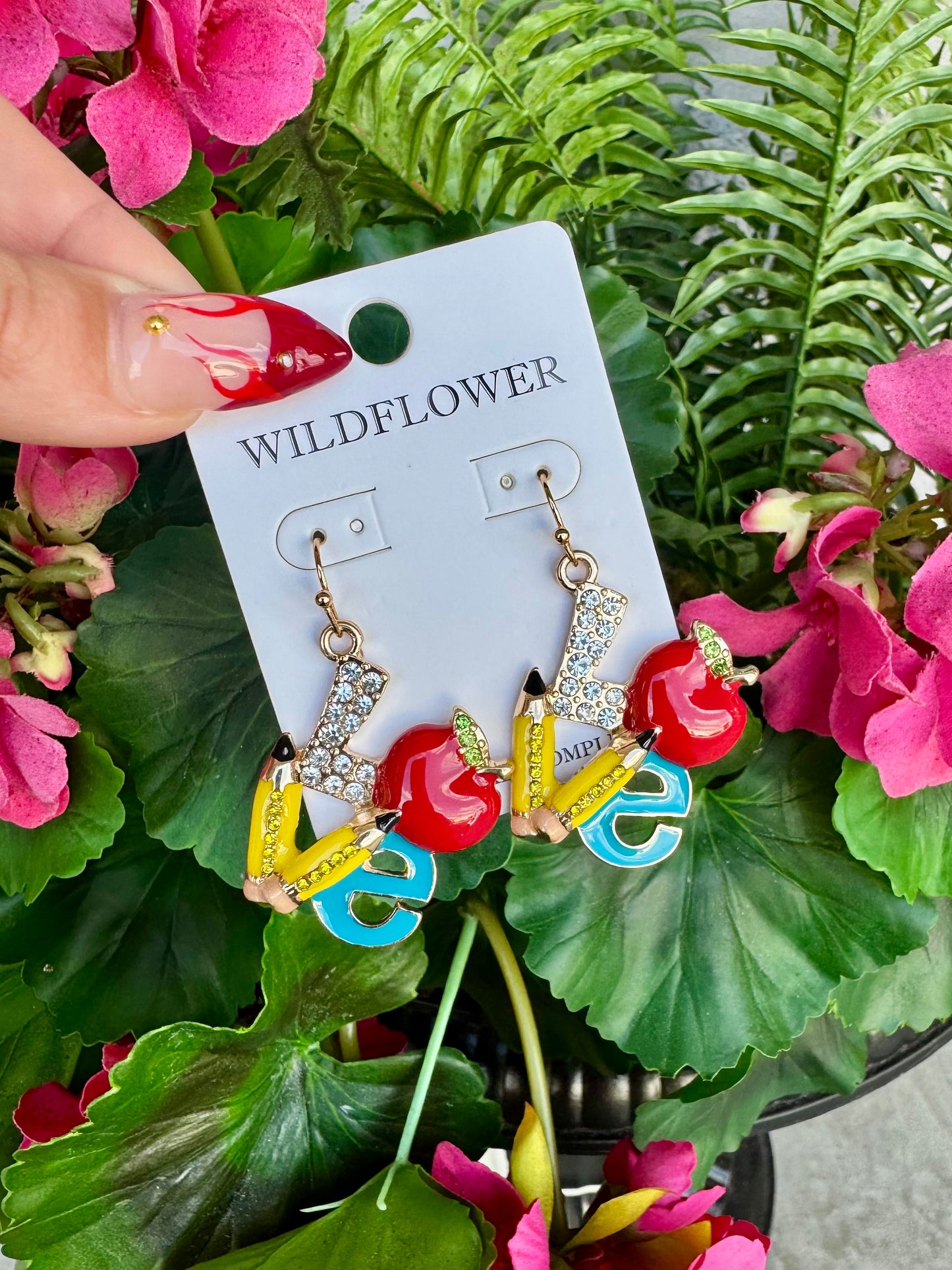 Teacher Love Earrings