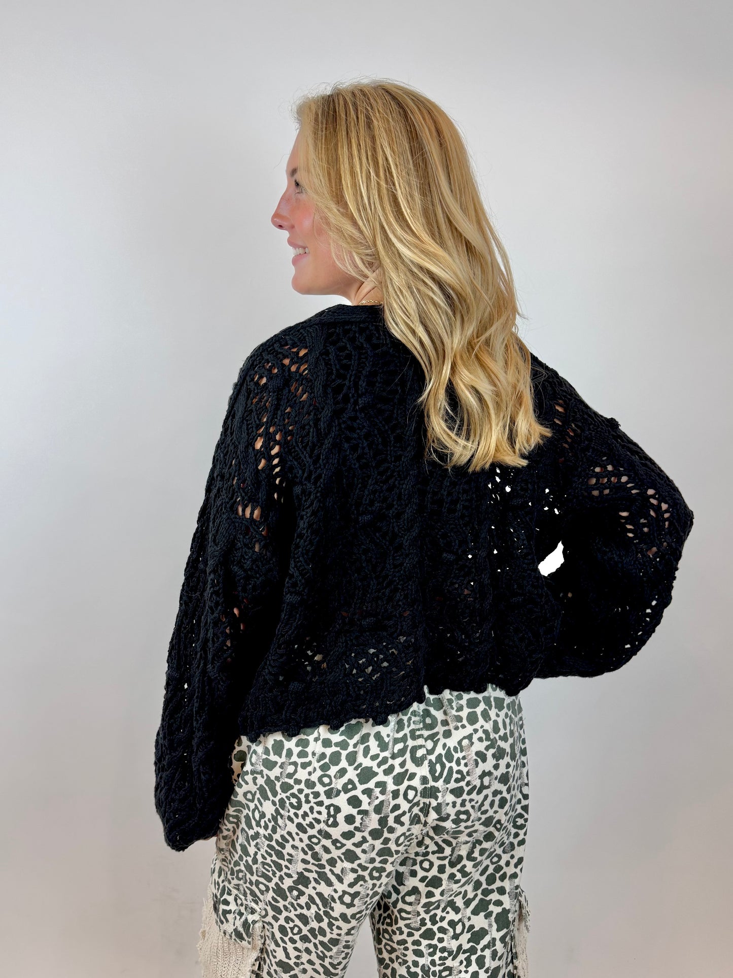 Knitted Crop Cardigan