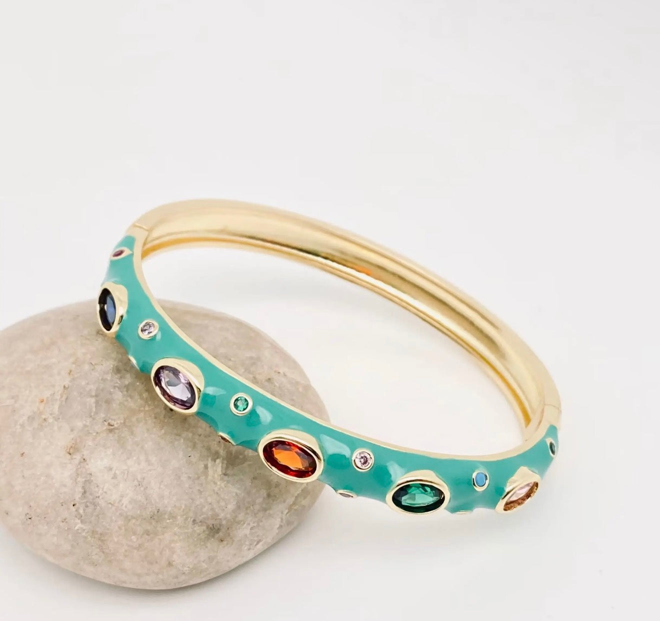 Maximalist Bangle blue