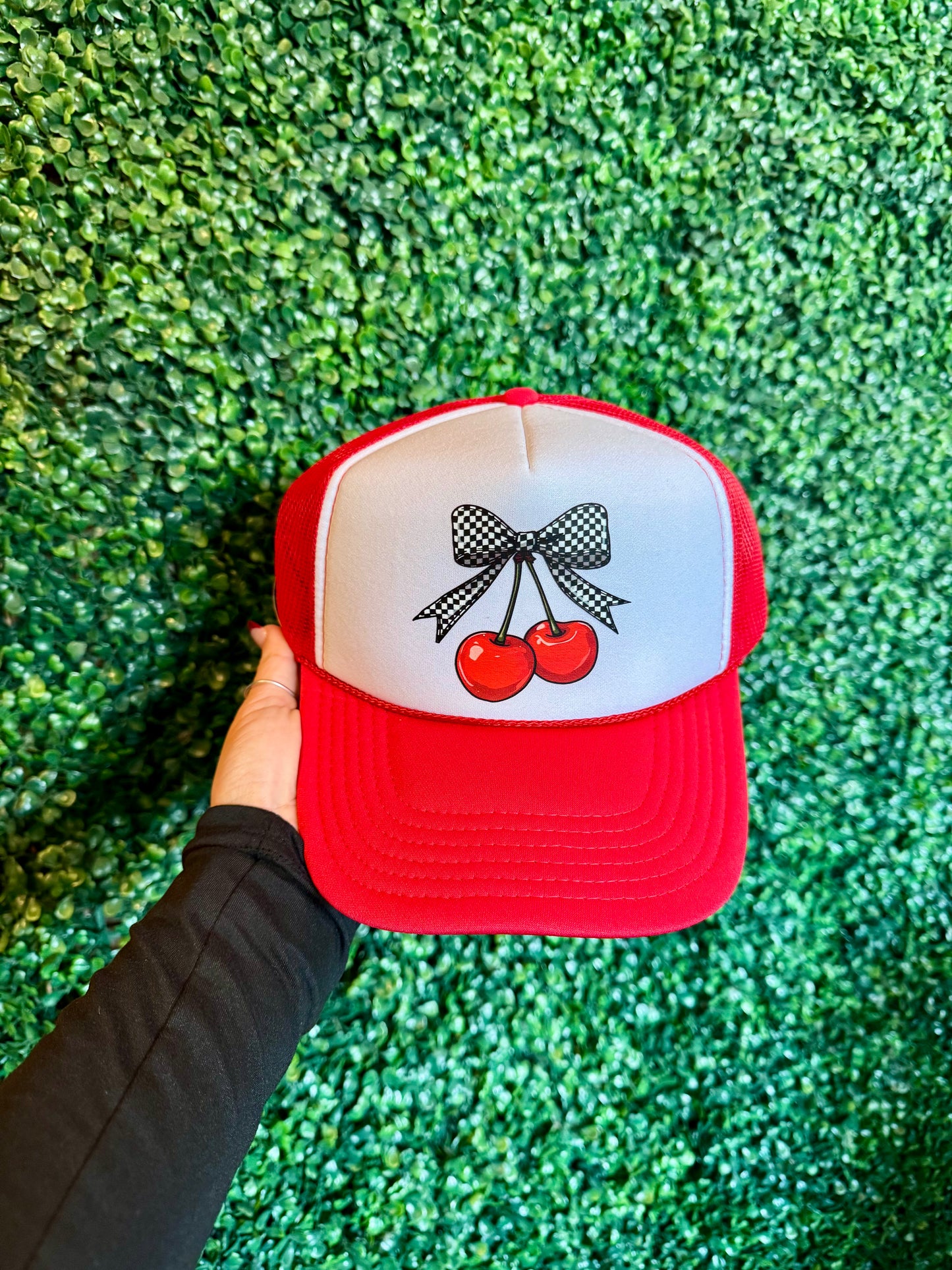 Cherry Trucker Hat