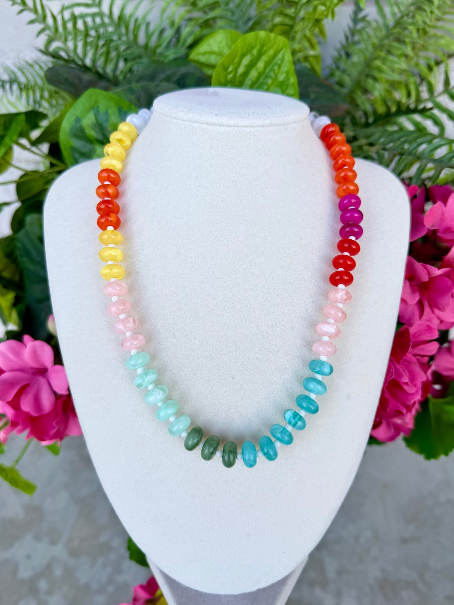 Multicolored Beaded Necklace