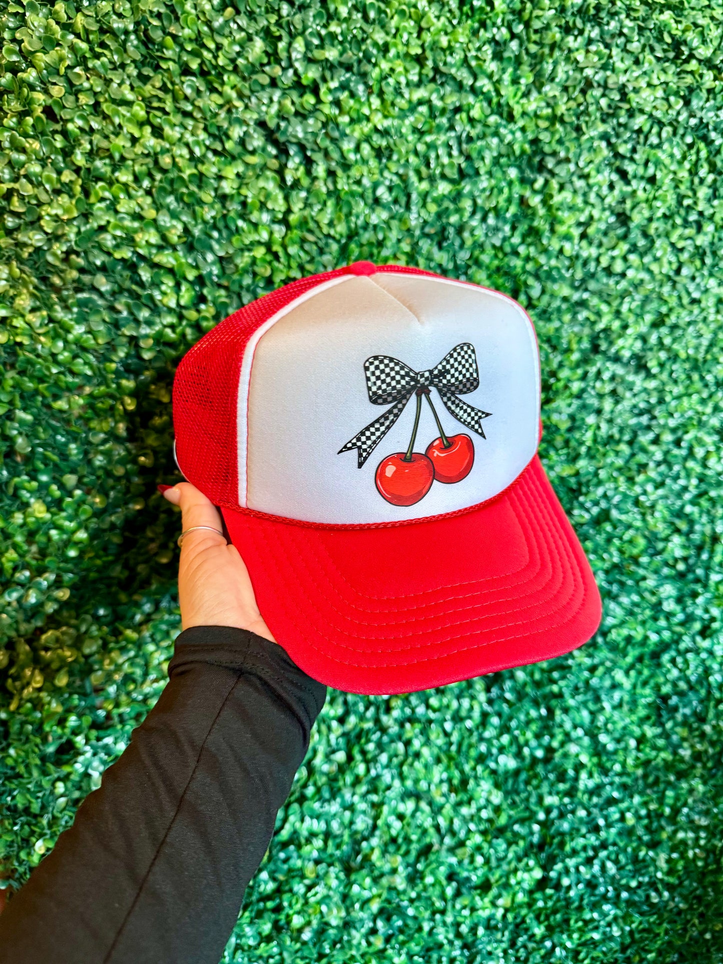 Cherry Trucker Hat
