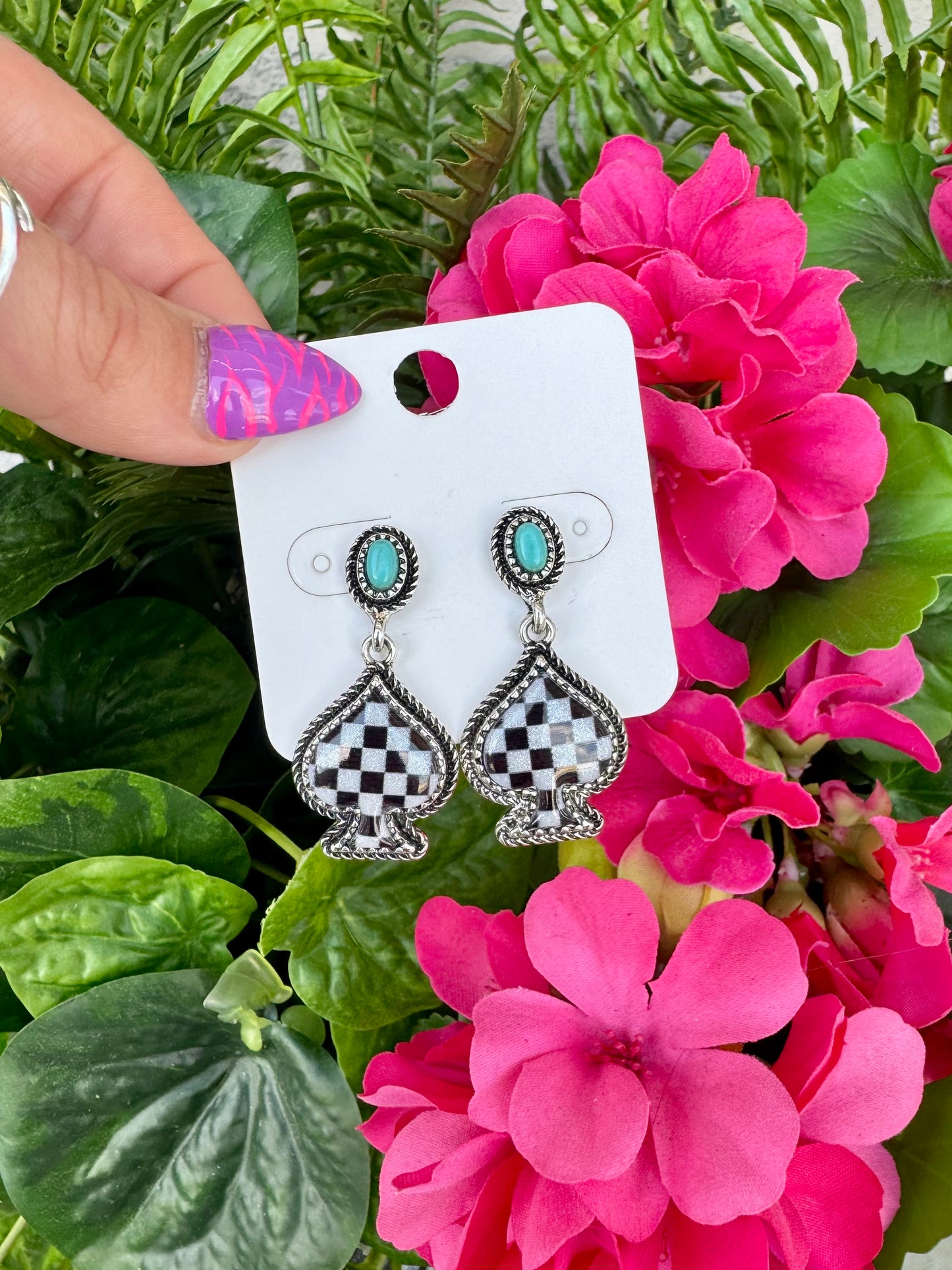 Cosmic Spade Earrings