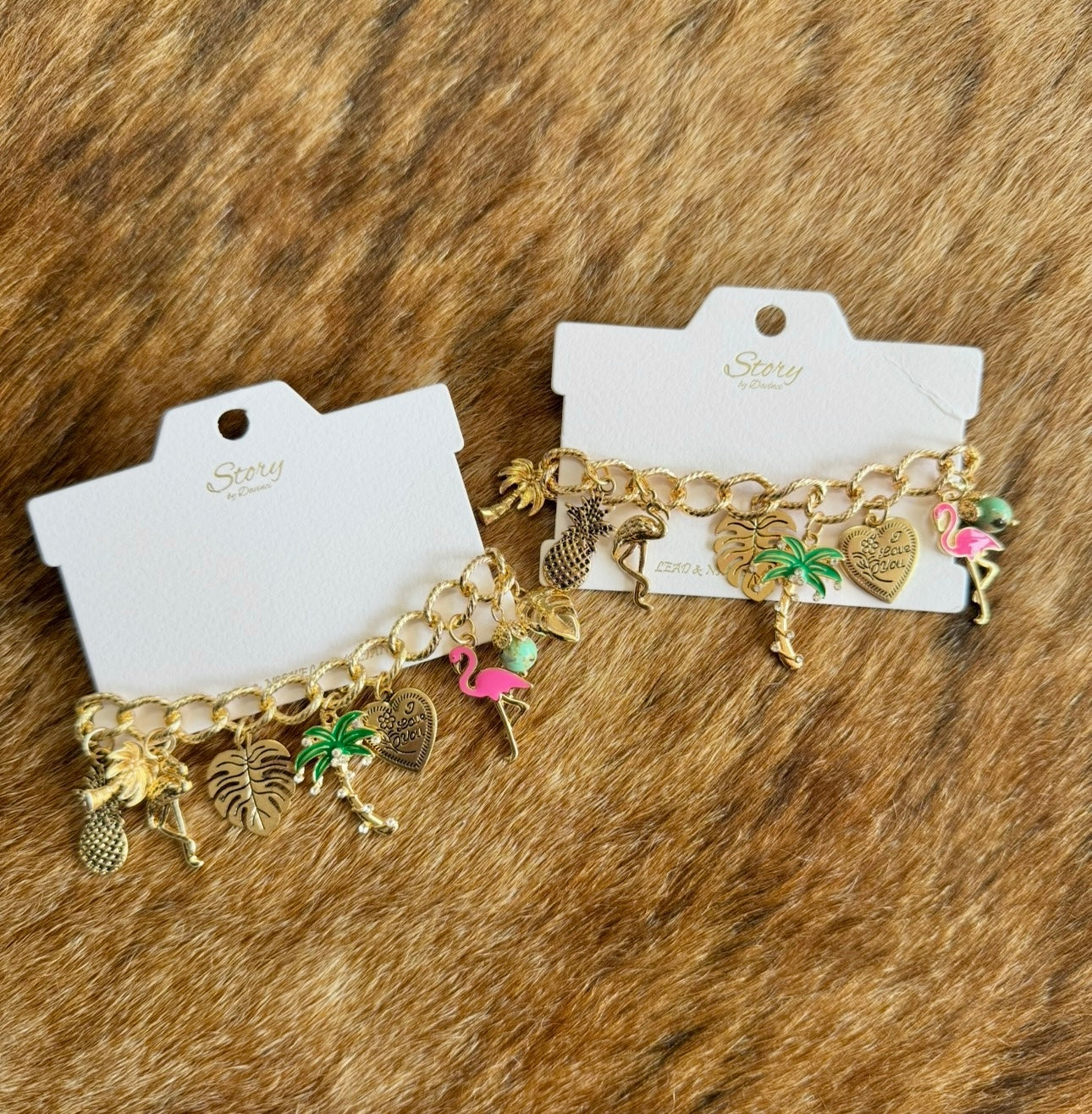 Flamingo Charm Bracelet