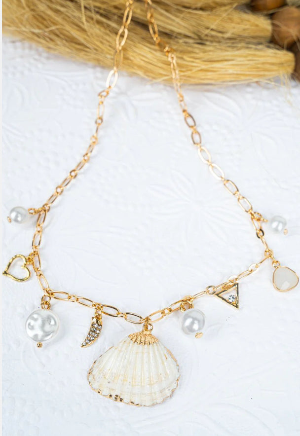 Beach Vibes Charm Necklace