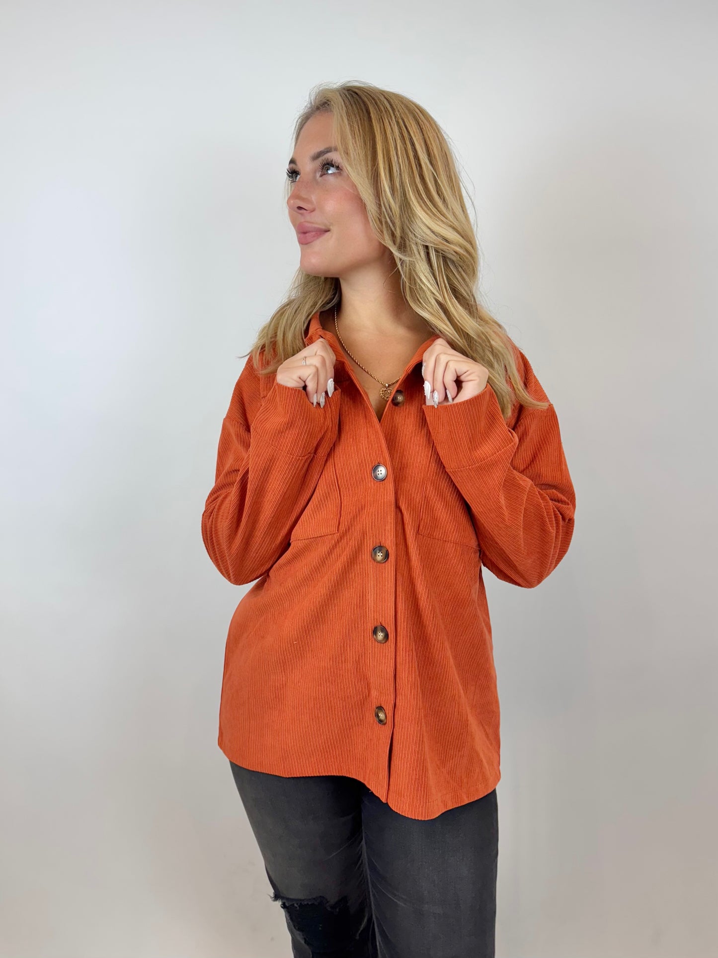 Rust + Retro Corduroy
