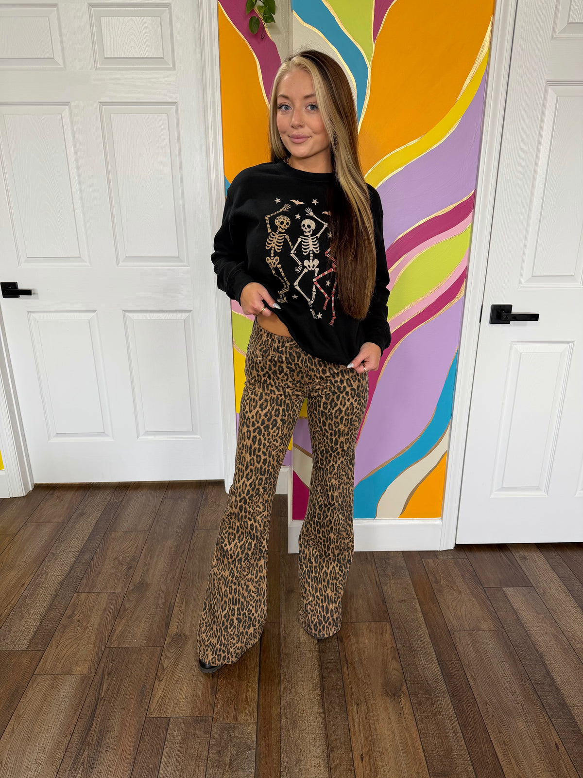 Leopard Luxe Jeans