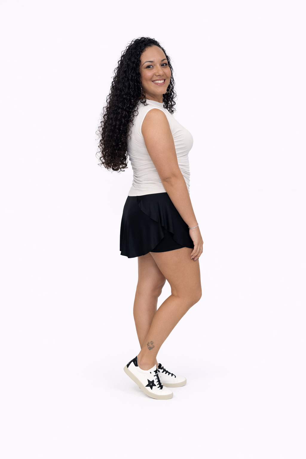 Black Athletic Skort