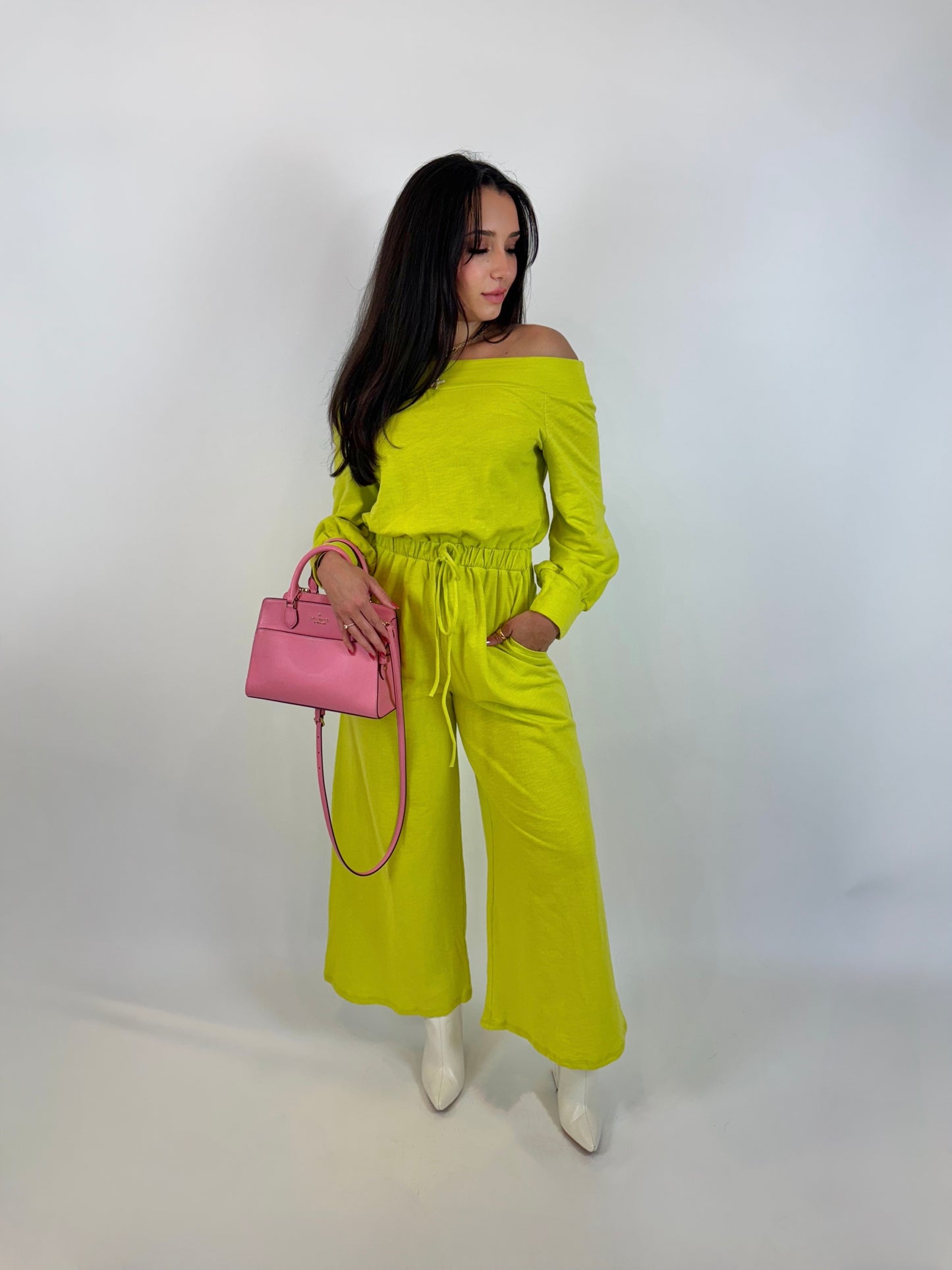 Electric Lime Jumpsuit