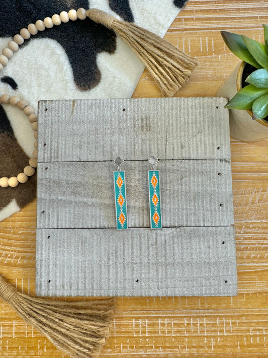 Alaina Aztec Earrings