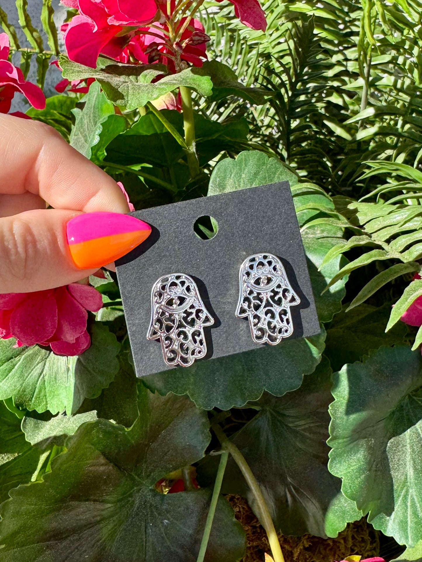 Hamsa Hand Earrings