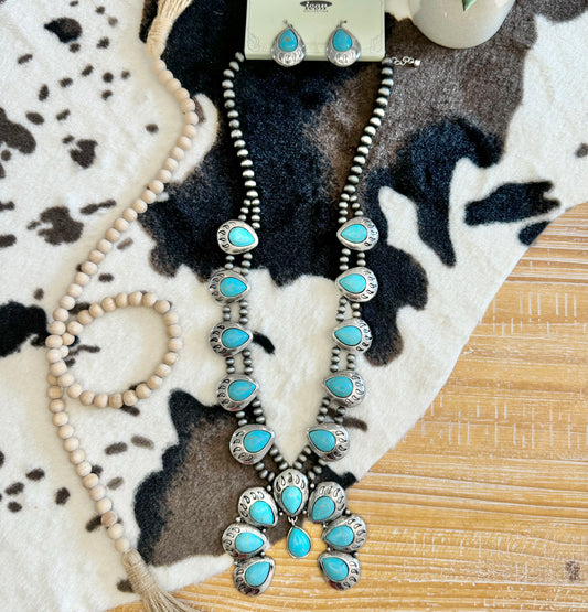 Squash Blossom Necklace Set