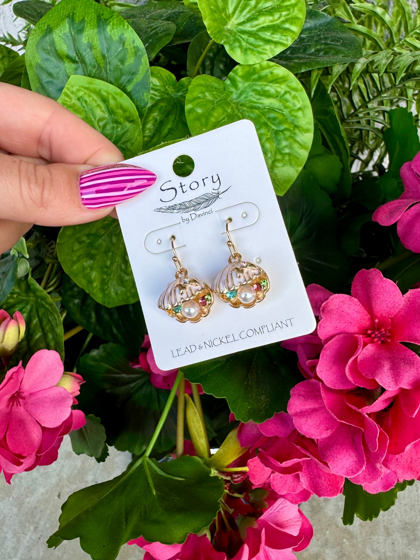 Oyster Earrings