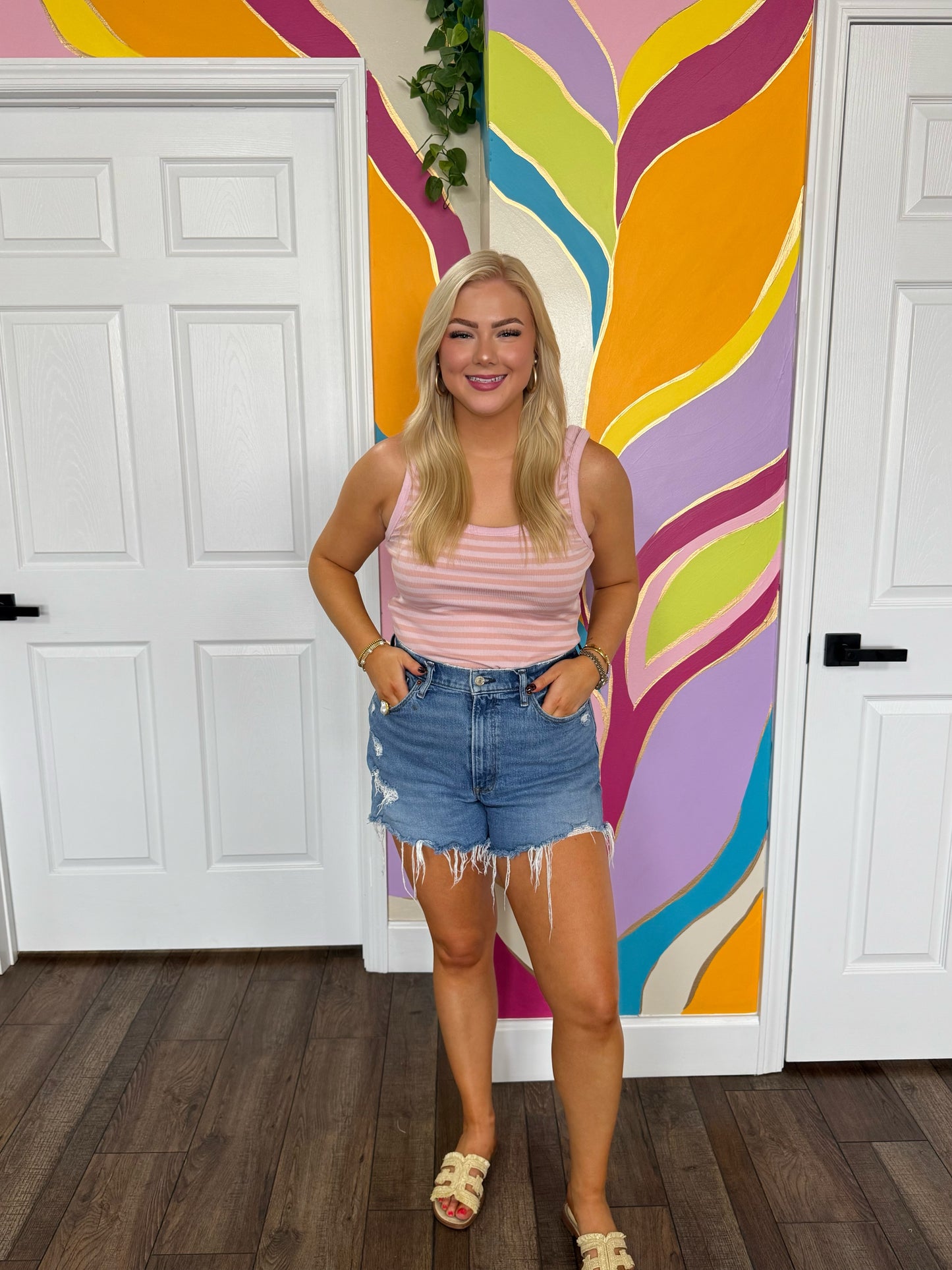 Sweet Peony Tank Top