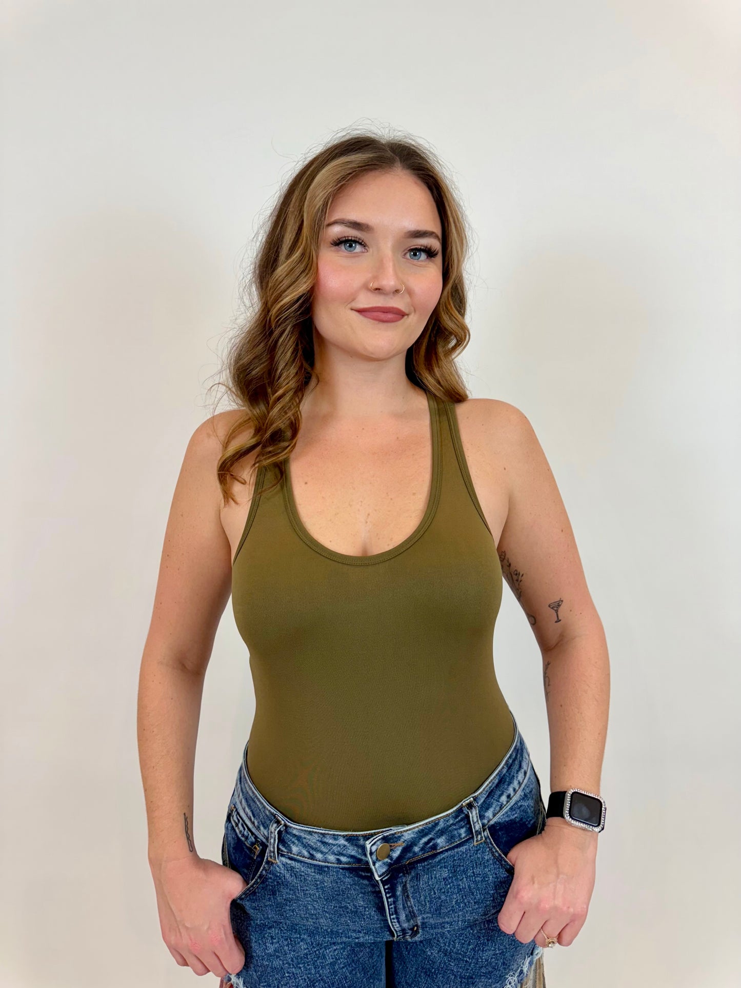 Forest Green Bodysuit