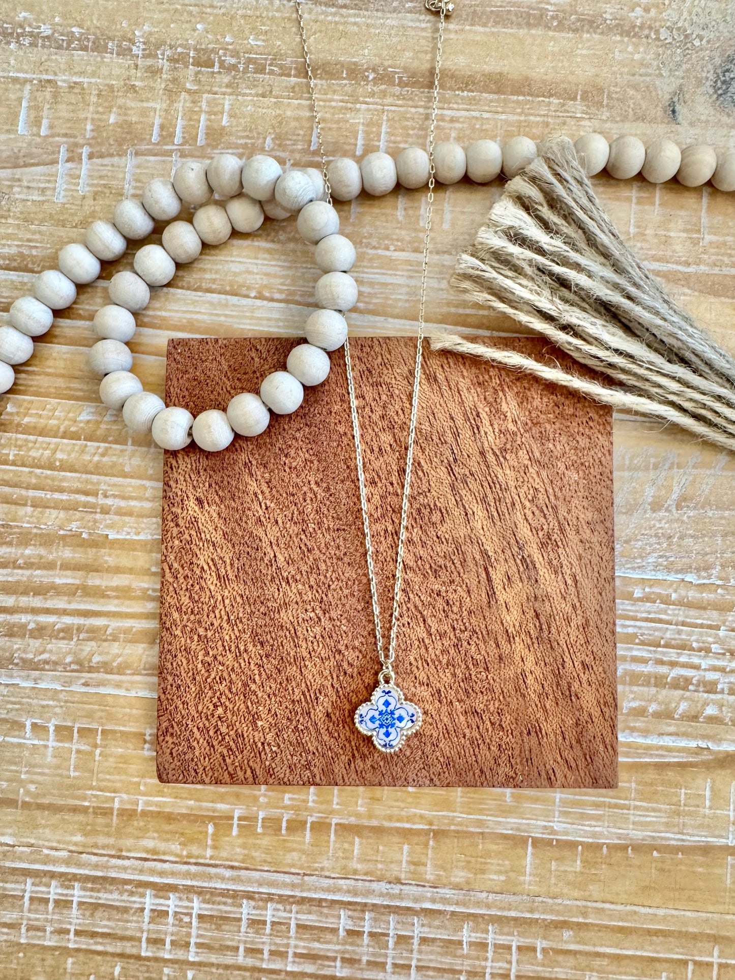 Tiff Clover Necklace