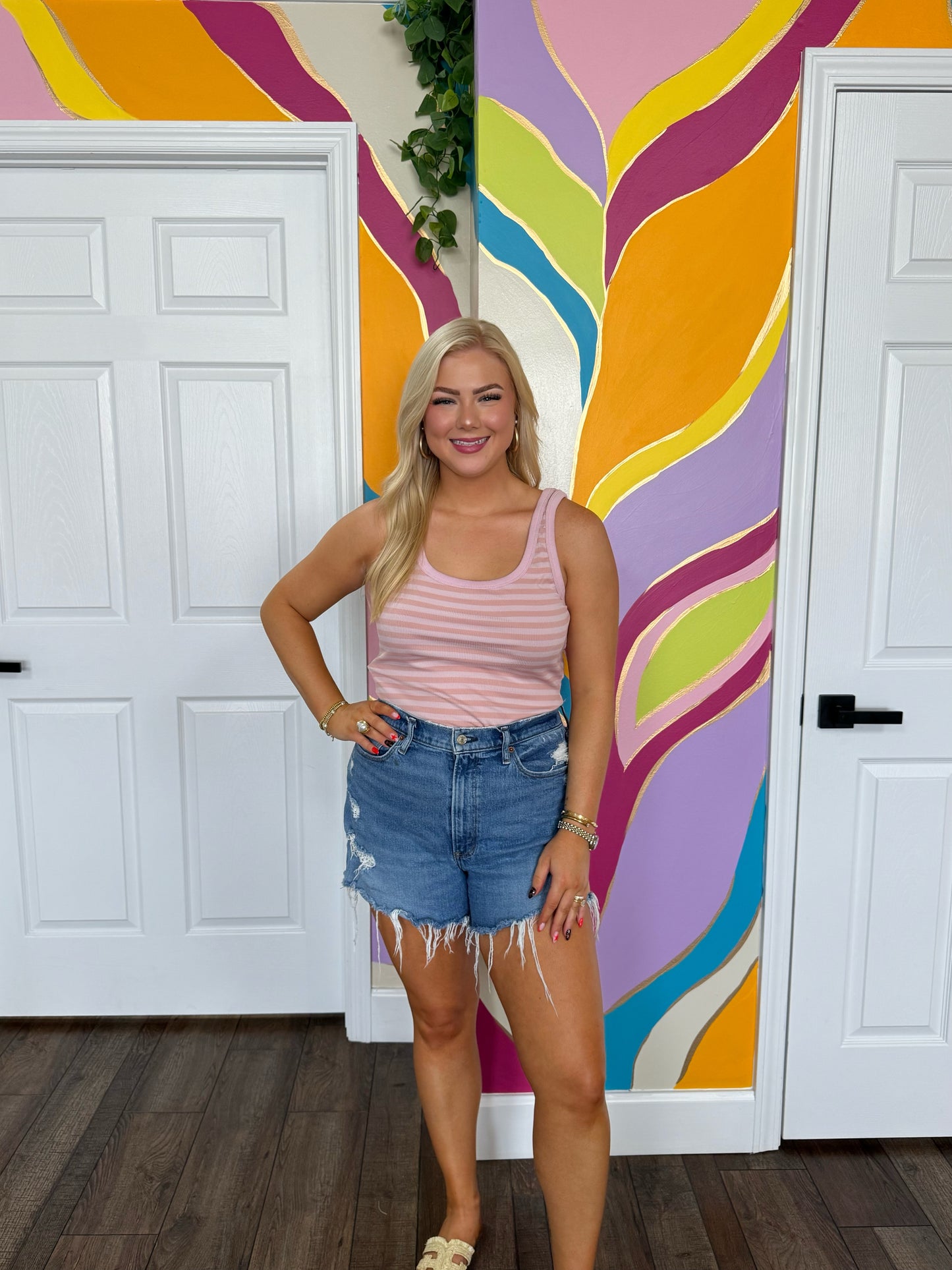 Sweet Peony Tank Top