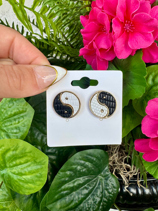 Ying Yang Studs