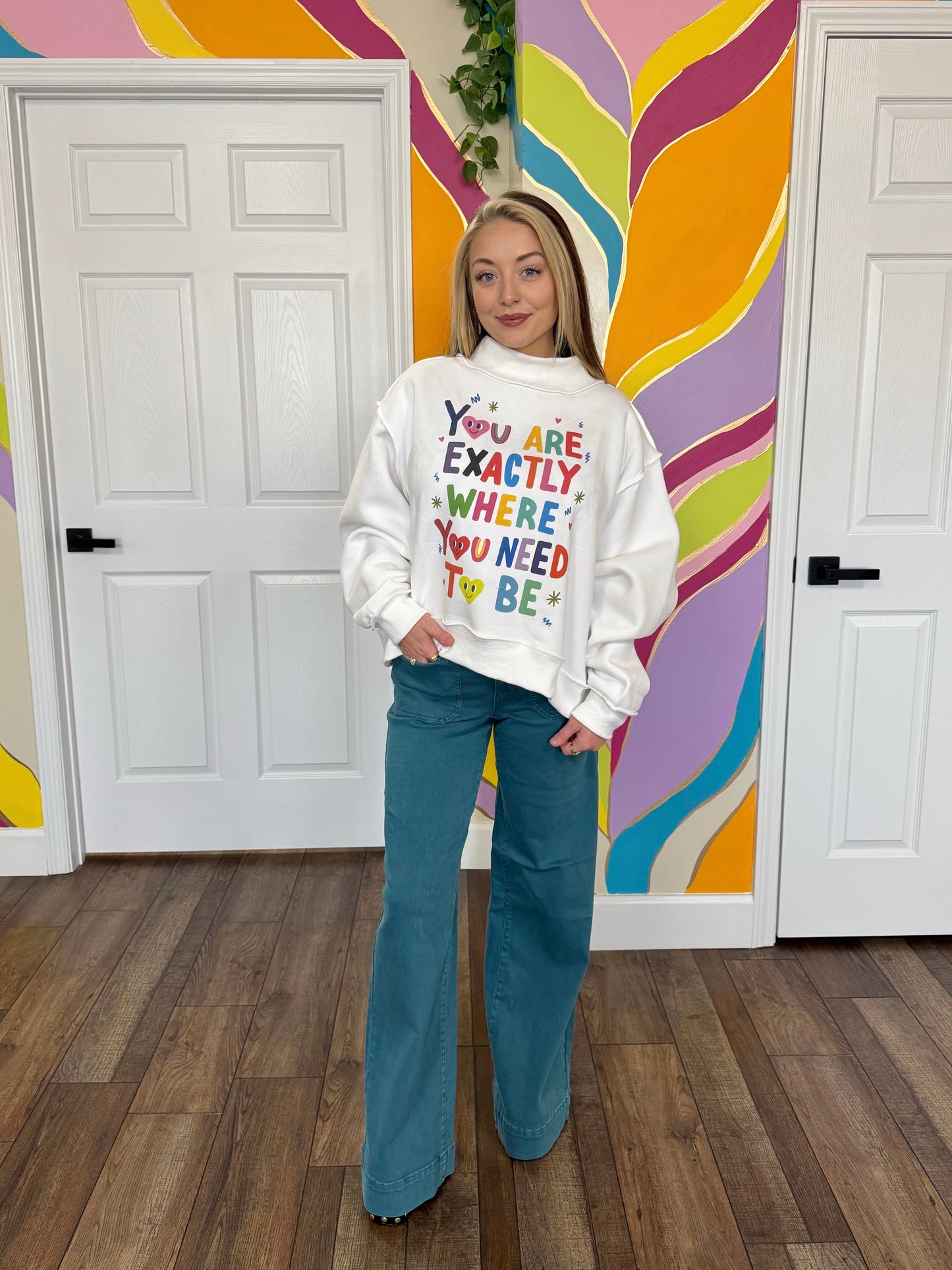 REVERSIBLE 2 in 1 Mock Neck Pullover