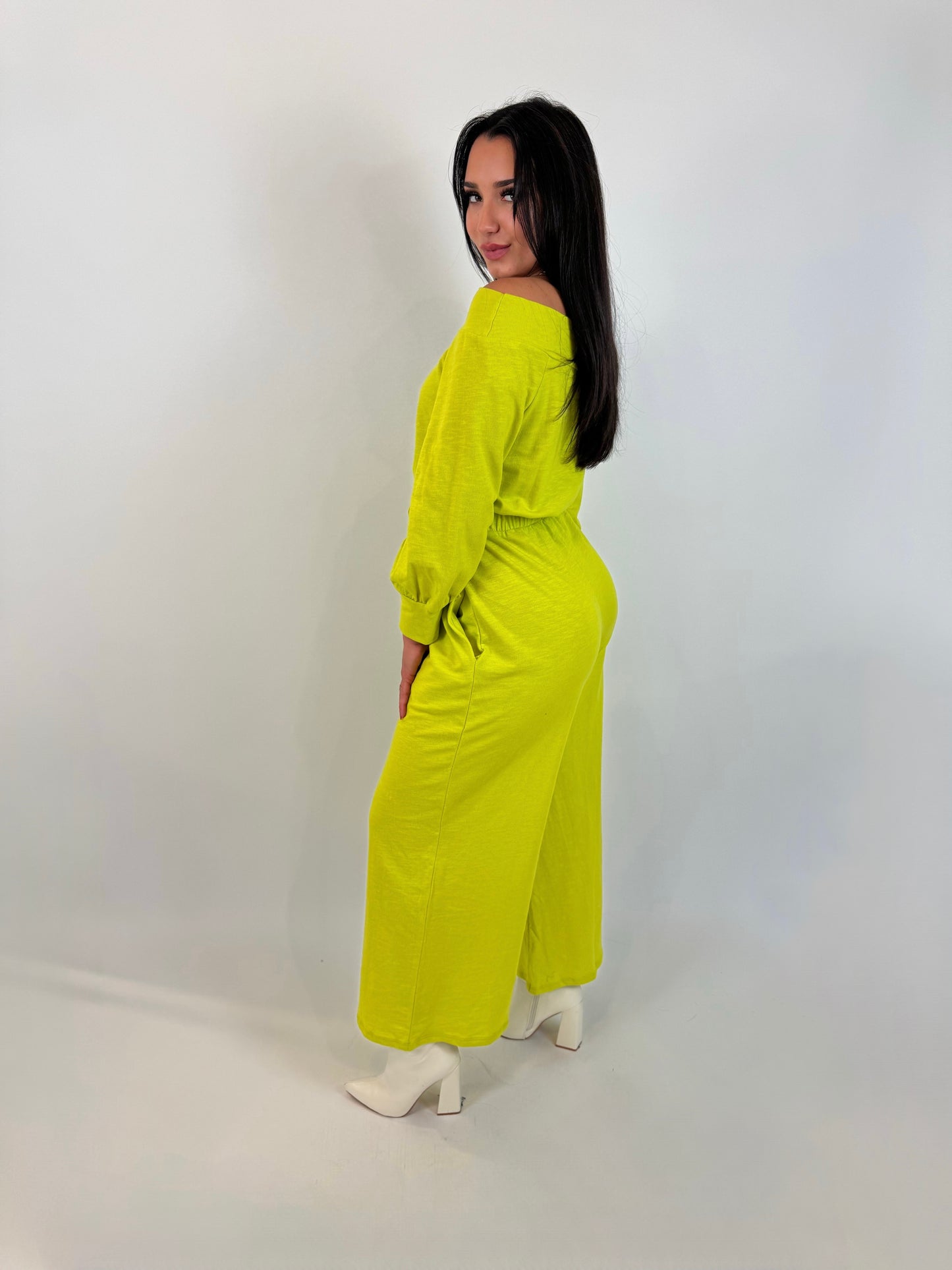 Electric Lime Jumpsuit