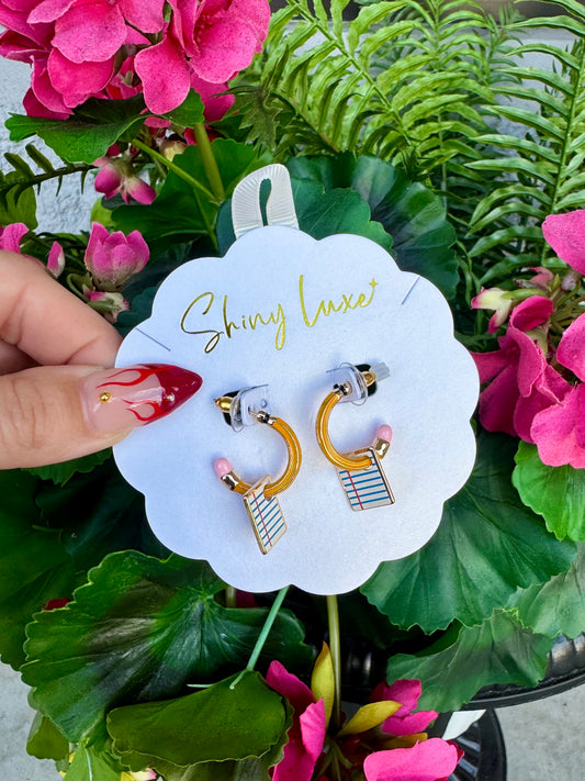 Pencil + Notebook earrings