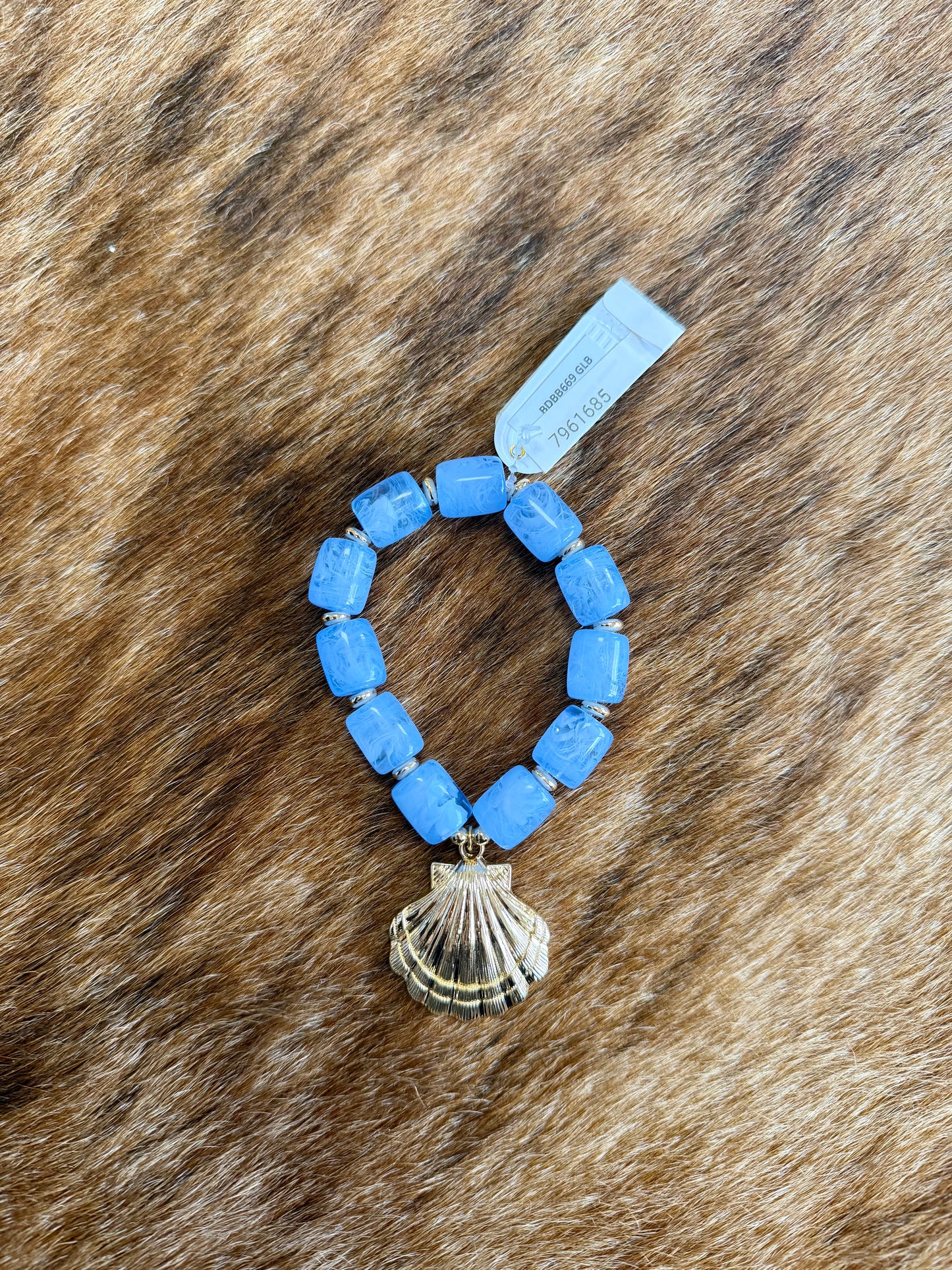 Blue Shell Bracelet