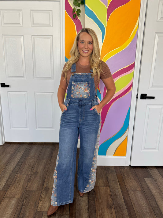 Bluebell Blooms Overalls