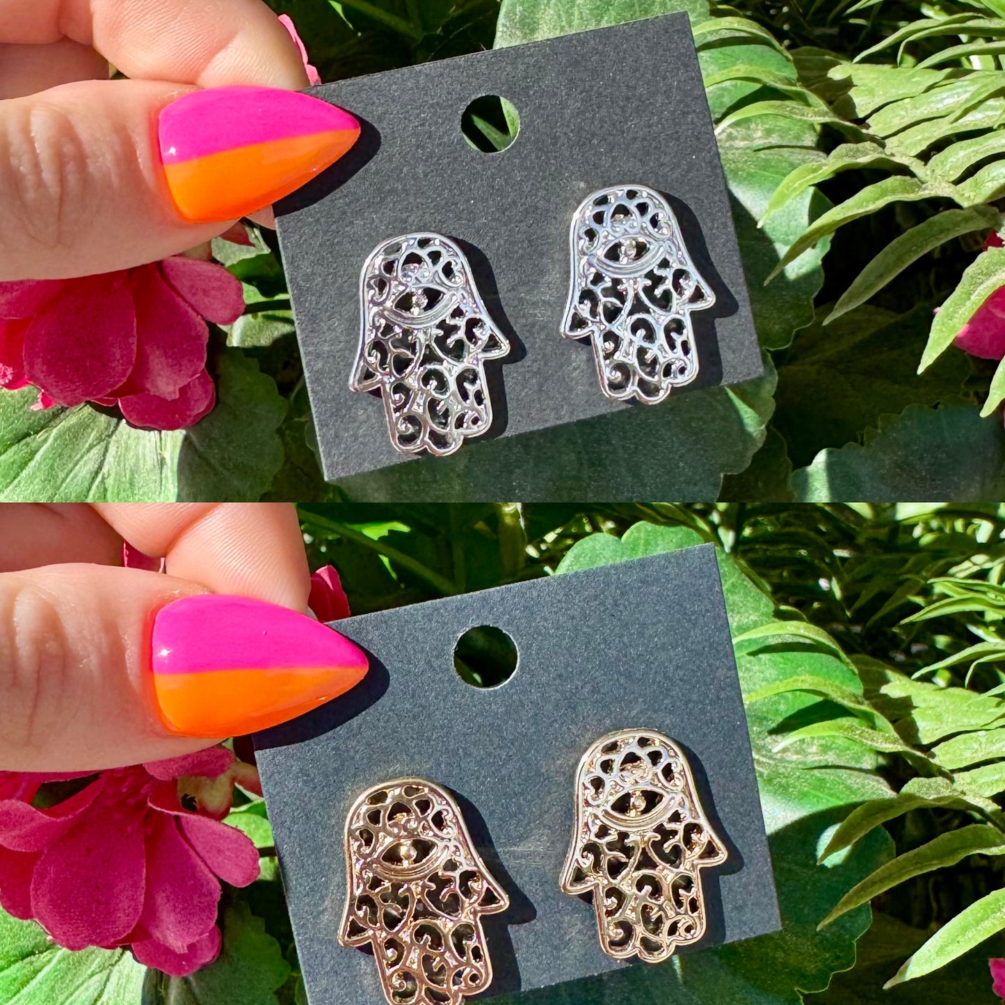 Hamsa Hand Earrings