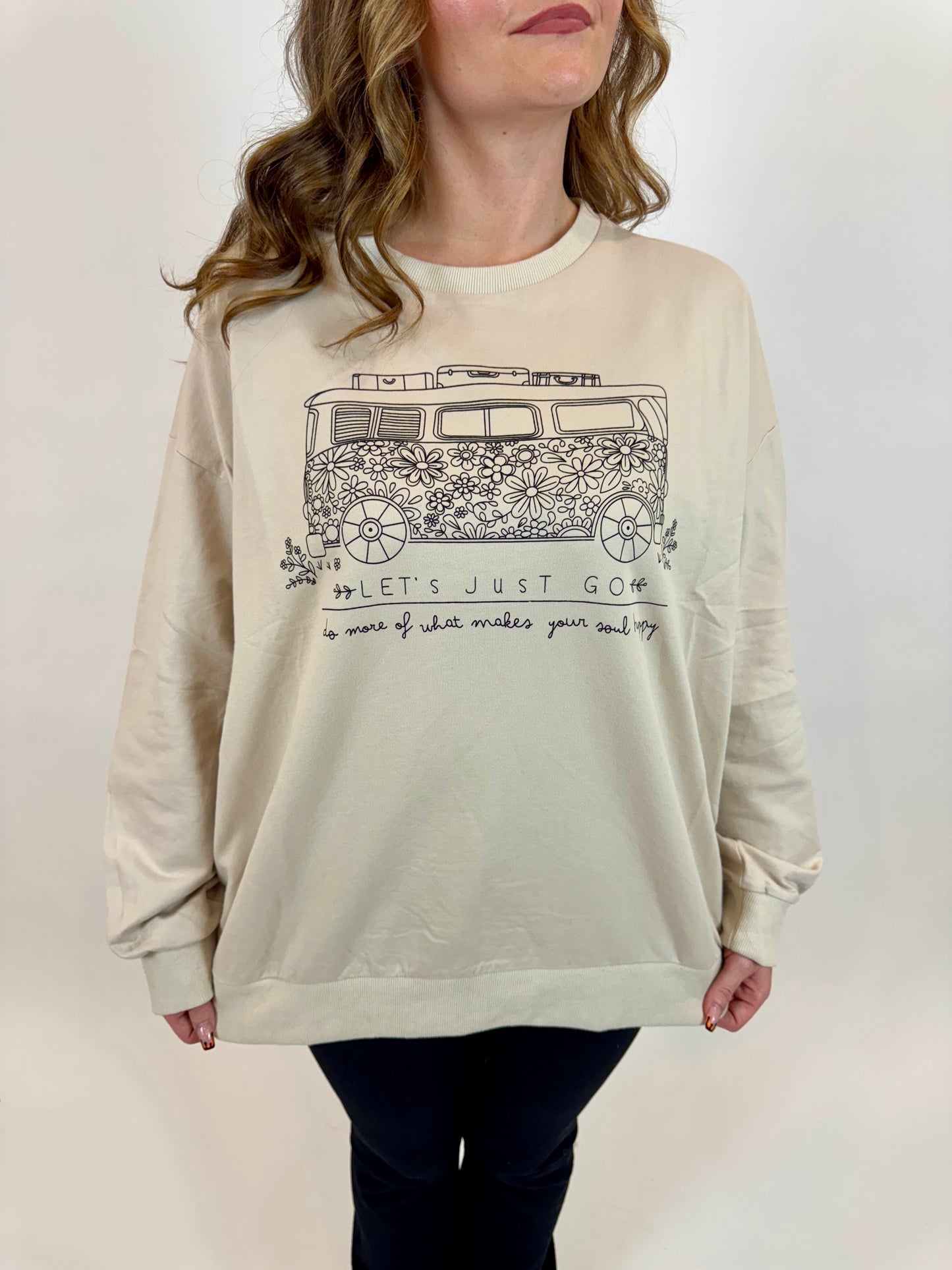 Hippie Bus Pullover With Pockets