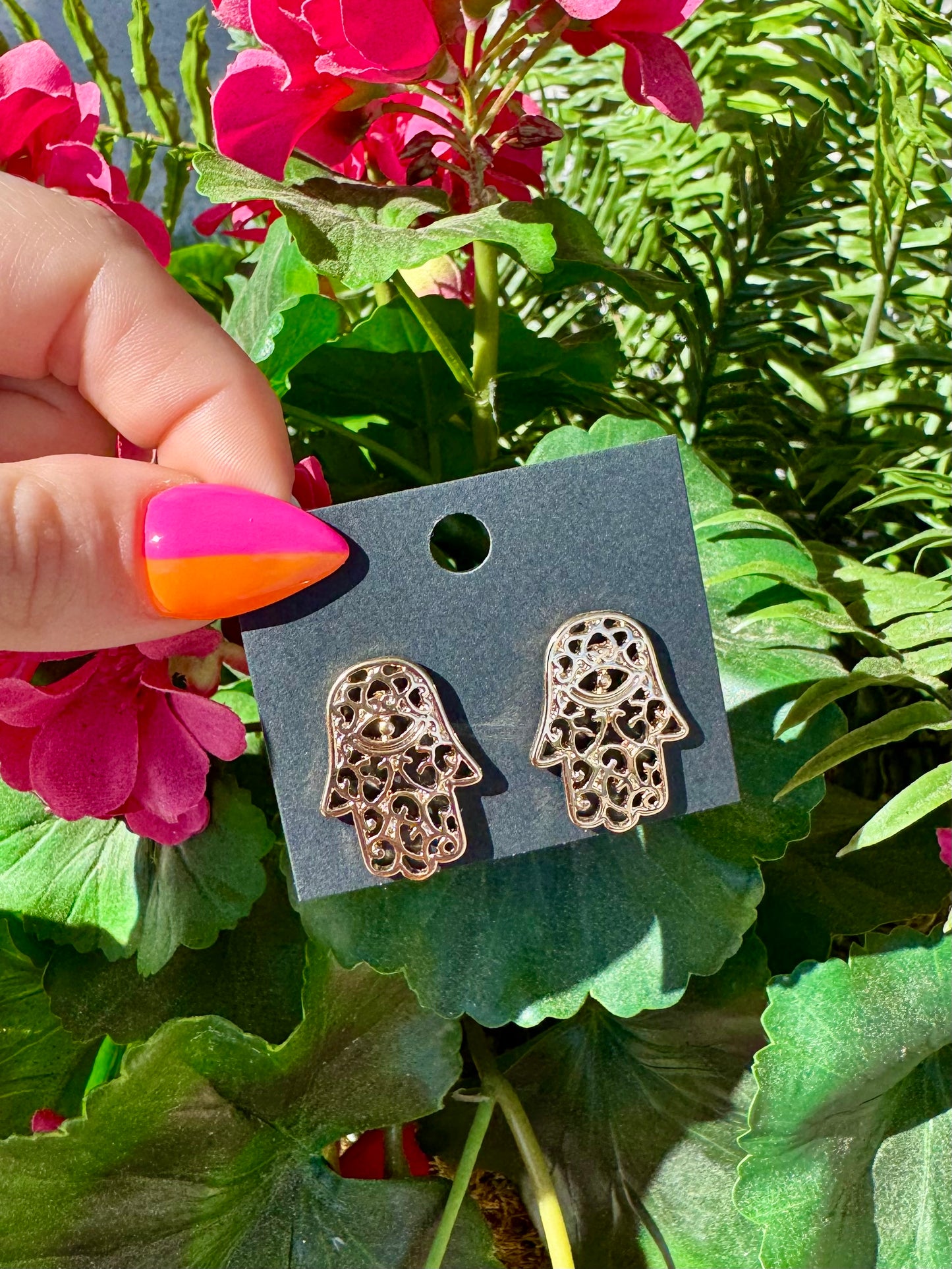 Hamsa Hand Earrings