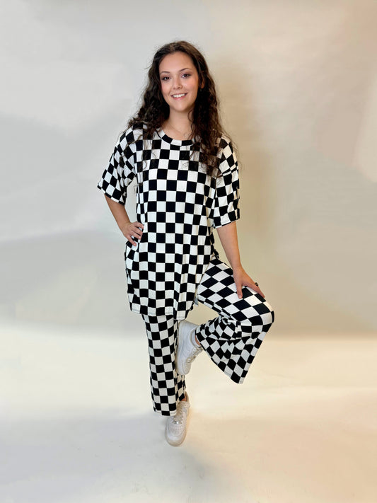 Checkered 2pc Set