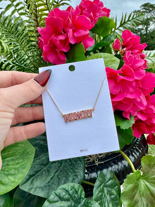 Howdy Necklace
