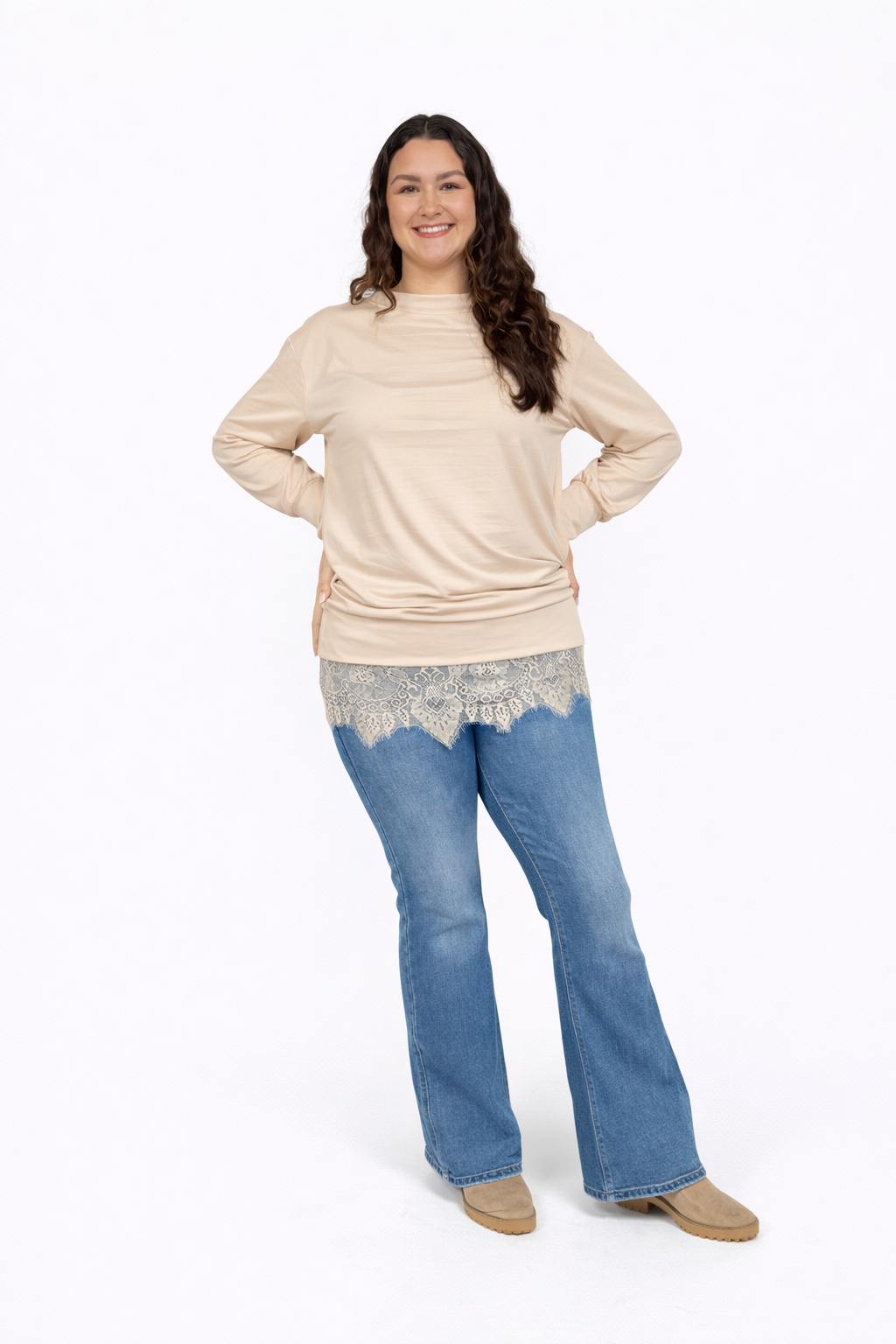 Lace Trim Top