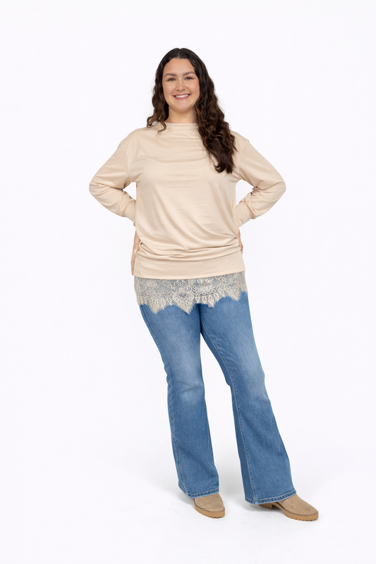 Lace Trim Top