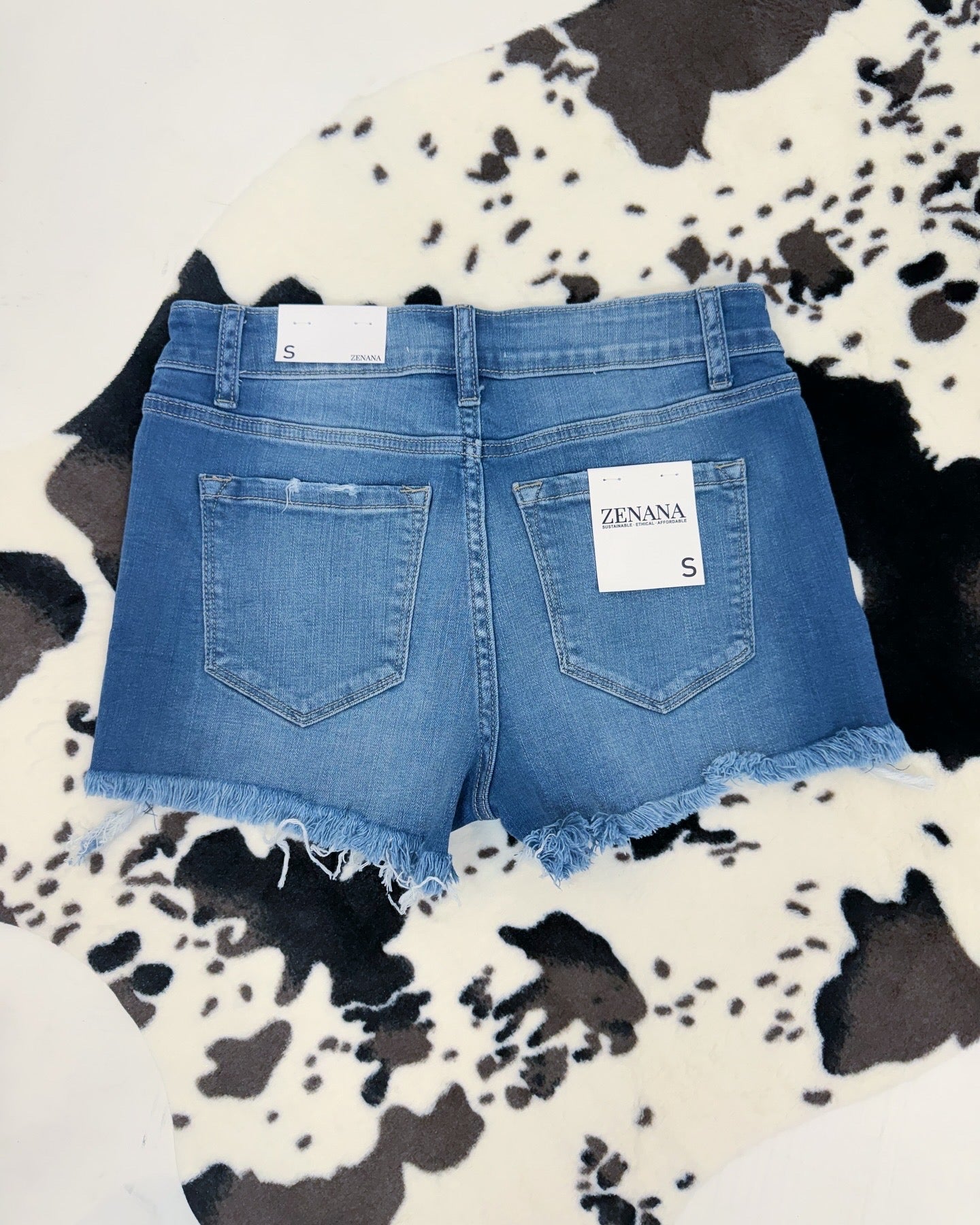 Light Wash Denim Shorts