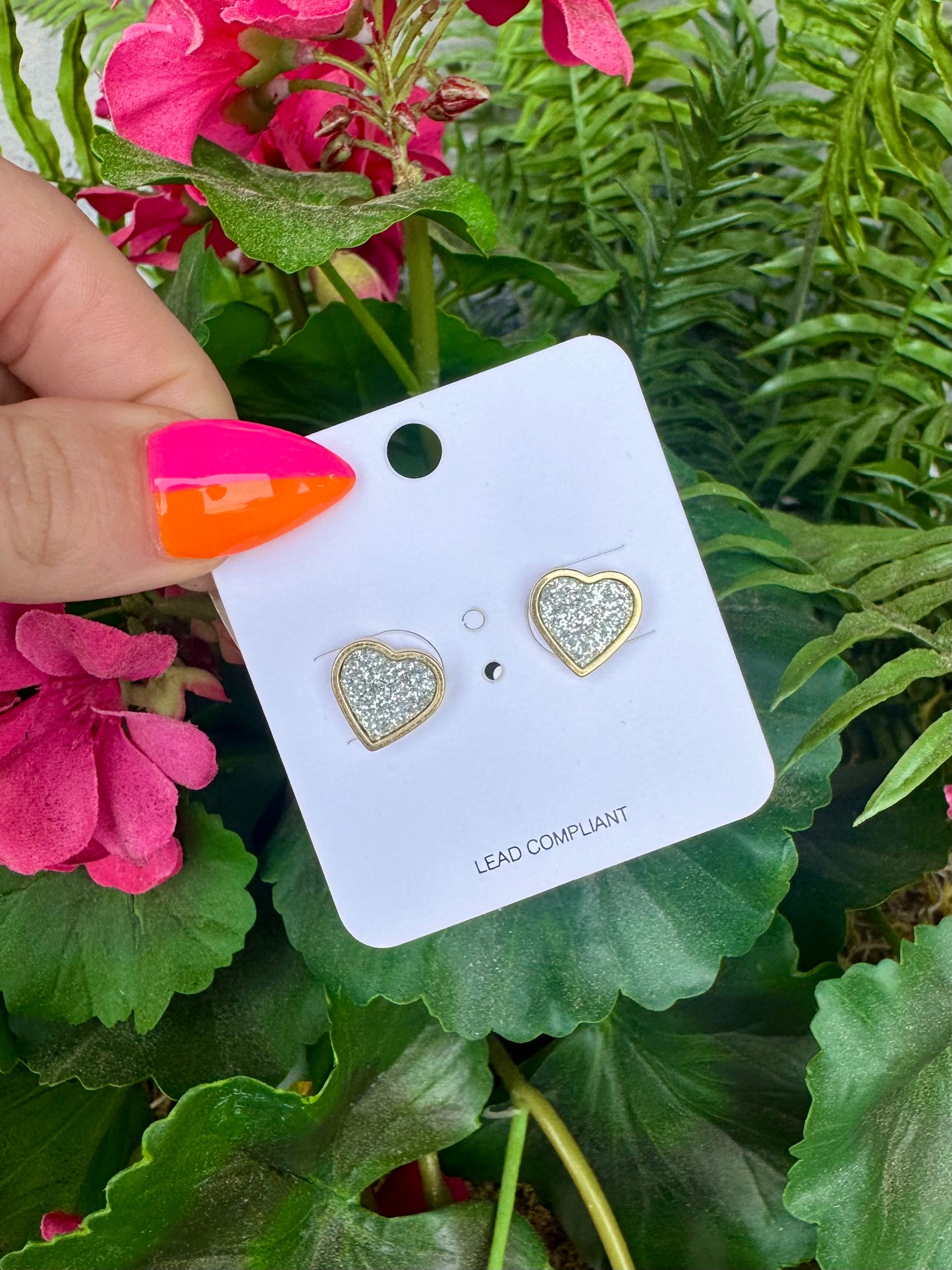 Heart Studs