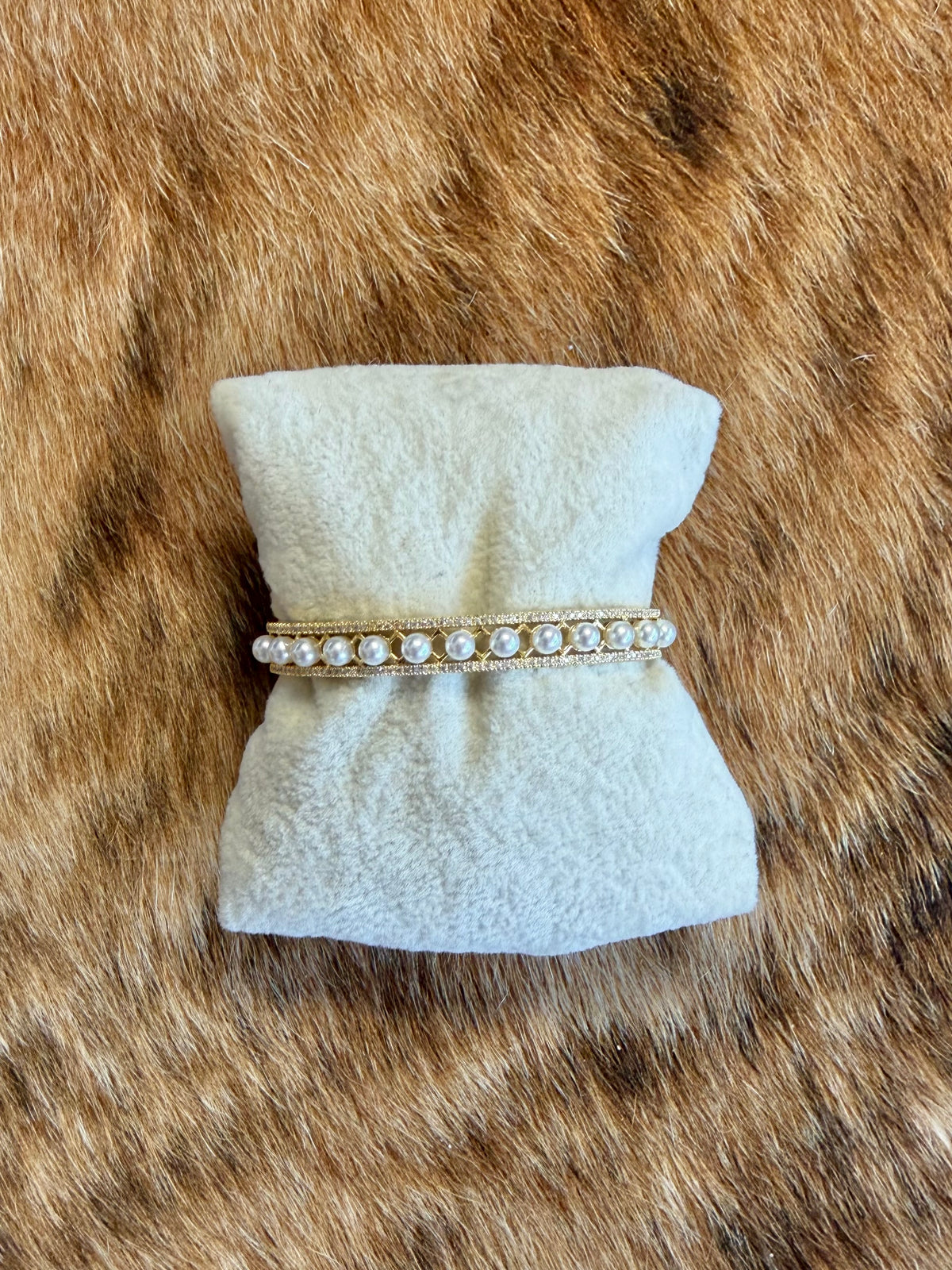 Pearl Cuff Bangle